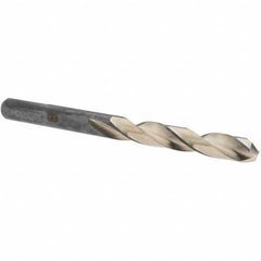 Made in USA - 11/32" High Speed Steel, 135° Point, Round with Flats Shank Maintenance Drill Bit - First Tool & Supply