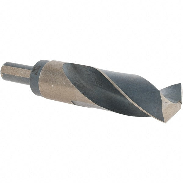 Made in USA - 63/64" High Speed Steel, 135° Point, Round with Flats Shank Maintenance Drill Bit - First Tool & Supply