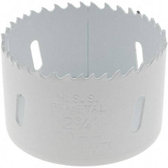 Value Collection - 2-3/4" Diam, 1-1/2" Cutting Depth, Hole Saw - Bi-Metal Saw, Toothed Edge - First Tool & Supply