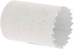 Value Collection - 1-3/8" Diam, 1-1/2" Cutting Depth, Hole Saw - Bi-Metal Saw, Toothed Edge - First Tool & Supply