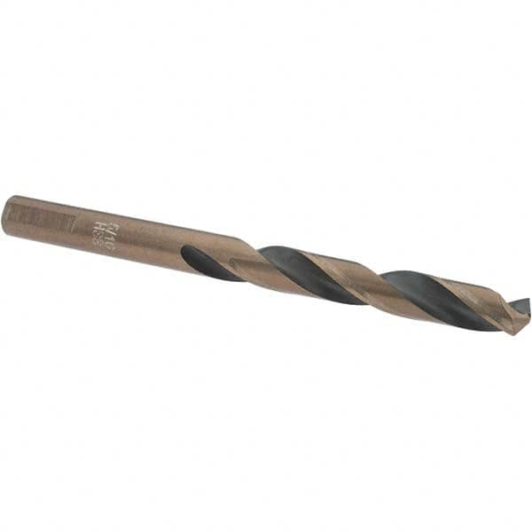 Import - 5/16" High Speed Steel, 135° Point, Round with Flats Shank Maintenance Drill Bit - First Tool & Supply