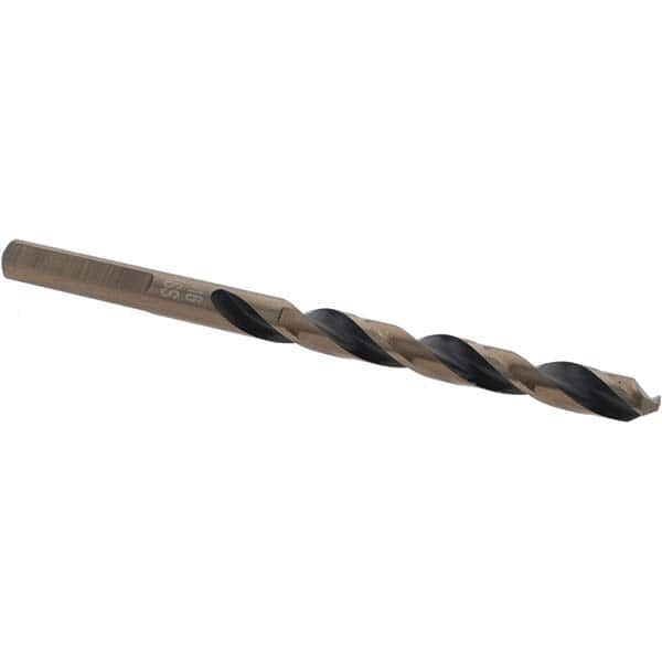 Import - 3/16" High Speed Steel, 135° Point, Straight Shank Maintenance Drill Bit - First Tool & Supply