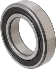 SKF - 35mm Bore Diam, 62mm OD, Double Seal Deep Groove Radial Ball Bearing - 14mm Wide, 1 Row, Round Bore, 10,200 Nm Static Capacity, 16,800 Nm Dynamic Capacity - First Tool & Supply