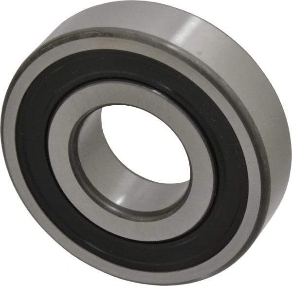 SKF - 30mm Bore Diam, 72mm OD, Double Seal Deep Groove Radial Ball Bearing - 19mm Wide, 1 Row, Round Bore, 16,000 Nm Static Capacity, 29,600 Nm Dynamic Capacity - First Tool & Supply