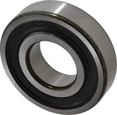 SKF - 40mm Bore Diam, 90mm OD, Double Seal Deep Groove Radial Ball Bearing - 23mm Wide, 1 Row, Round Bore, 24,000 Nm Static Capacity, 42,300 Nm Dynamic Capacity - First Tool & Supply