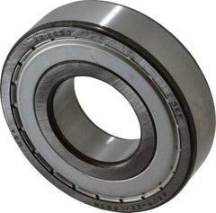 SKF - 45mm Bore Diam, 100mm OD, Double Shield Deep Groove Radial Ball Bearing - 25mm Wide, 1 Row, Round Bore, 31,500 Nm Static Capacity, 55,300 Nm Dynamic Capacity - First Tool & Supply