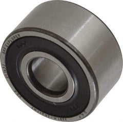 SKF - 12mm Bore Diam, 32mm OD, Double Seal Angular Contact Radial Ball Bearing - 15.9mm Wide, 2 Rows, Round Bore, 5,600 Lb Static Capacity, 10,100 Lb Dynamic Capacity - First Tool & Supply