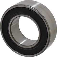 SKF - 50mm Bore Diam, 90mm OD, Double Seal Angular Contact Radial Ball Bearing - 30.2mm Wide, 2 Rows, Round Bore, 39,000 Lb Static Capacity, 48,800 Lb Dynamic Capacity - First Tool & Supply