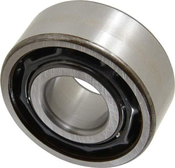 SKF - 25mm Bore Diam, 62mm OD, Open Angular Contact Radial Ball Bearing - 25.4mm Wide, 2 Rows, Round Bore, 20,400 Lb Static Capacity, 30,700 Lb Dynamic Capacity - First Tool & Supply