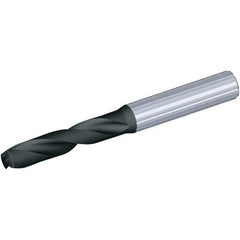 Kennametal - 7.9mm 140° Solid Carbide Jobber Drill - Multilayer TiAlN Finish, Right Hand Cut, Spiral Flute, Straight Shank, 91mm OAL, Standard Point - First Tool & Supply