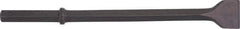 Ingersoll-Rand - 3" Head Width, 14" OAL, 1" Shank Diam, Scaling Chisel - Hex Drive, Hex Shank, Steel - First Tool & Supply