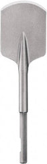 DeWALT - 4" Head Width, 4-1/2" OAL, 3/4" Shank Diam, Spade Chisel - Hex Drive, Hex Shank, Steel - First Tool & Supply