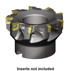 Kennametal - 3" Cut Diam, 1" Arbor Hole, 11mm Max Depth of Cut, 88.5° Indexable Chamfer & Angle Face Mill - 5 Inserts, SD_T43_PD_N__Z Insert, Right Hand Cut, 5 Flutes, Through Coolant, Series KSSZR - First Tool & Supply