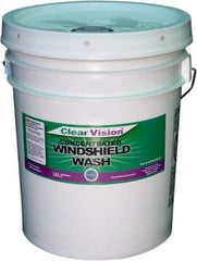 Clear Vision - Water-Based Solution Windshield Washer Fluid - 5 Gal Pail - First Tool & Supply