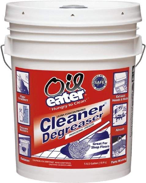 Oil Eater - 2-Butoxyethanol Multipurpose Cleaner/Degreaser - 5 Gal Pail - First Tool & Supply