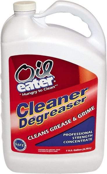 Oil Eater - 2-Butoxyethanol Multipurpose Cleaner/Degreaser - 1 Gal. Bottle, 30°F Freezing Point - First Tool & Supply