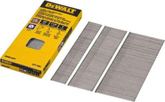 DeWALT - 18 Gauge 2" Long Brad Nails for Power Nailers - Steel, Bright Finish, Smooth Shank, Angled Stick Collation, Round Head, Chisel Point - First Tool & Supply