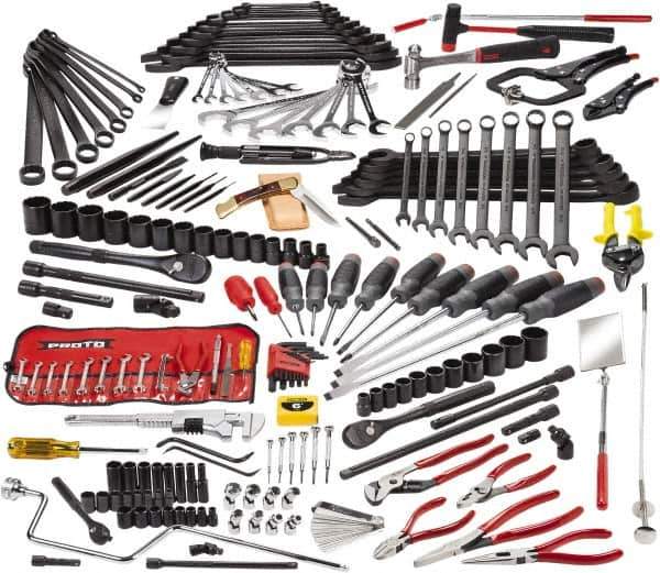 Proto - 199 Piece 1/4, 3/8 & 1/2" Drive Master Tool Set - Tools Only - First Tool & Supply