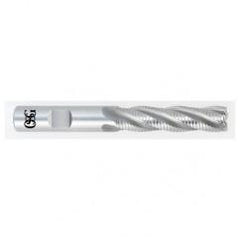 5/8 x 5/8 x 2-1/2 x 4-5/8 4 Fl HSS-CO Roughing Center Cutting End Mill -  Bright - First Tool & Supply