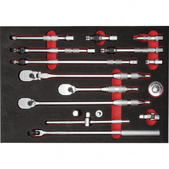 Proto - 16 Piece 3/8" Drive Mechanic's Tool Set - Comes in 11 x 16" Foam Insert - First Tool & Supply