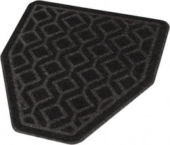 PRO-SOURCE - Olefin & Latex Disposable Urinal Mat - Black, Unscented Scented - First Tool & Supply