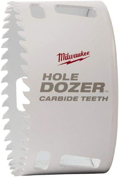 Milwaukee Tool - 3" Diam, 1-5/8" Cutting Depth, Hole Saw - Carbide-Tipped Saw, Toothed Edge - First Tool & Supply