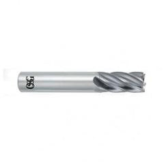 1/4 Dia. x 2-1/2 Overall Length 6-Flute Square End Solid Carbide SE End Mill-Round Shank-Center Cutting-Uncoated - First Tool & Supply