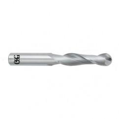 1/2" Dia. - 4" OAL - Bright CBD - Ball End SE EM - 2 FL - First Tool & Supply