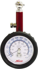 Milton - 0 to 160 psi Dial Ball Tire Pressure Gauge - 5 psi Resolution - First Tool & Supply