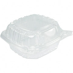 DART - 13-51/64 oz Hinged Clear Containers - Clear - First Tool & Supply