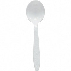 Solo - Heavyweight Polystyrene Soup Spoons - White - First Tool & Supply