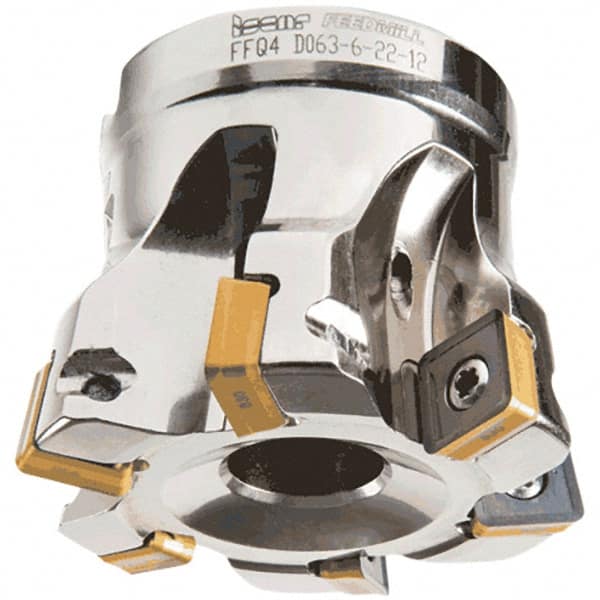 Iscar - Indexable High-Feed Face Mills Cutting Diameter (Decimal Inch): 0.708 Cutting Diameter (mm): 18 - First Tool & Supply