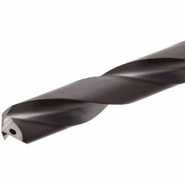 Iscar - 4mm 140° Solid Carbide Jobber Drill - TiAlN Finish, Right Hand Cut, Spiral Flute, Straight Shank, 66mm OAL, Standard Point - First Tool & Supply