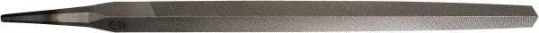 PFERD - 8" Long, Smooth Cut, Triangle American-Pattern File - Double Cut, 0.63" Overall Thickness, Tang - First Tool & Supply