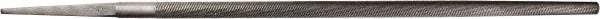 PFERD - 6" Long, Second Cut, Round American-Pattern File - Single Cut, 0.22" Overall Thickness, Tang - First Tool & Supply