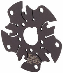 Kennametal - Arbor Hole Connection, 1/16" Cutting Width, 5/8" Depth of Cut, 2-1/2" Cutter Diam, 5/8" Hole Diam, 5 Tooth Indexable Slotting Cutter - KVNS Toolholder, OD 1063.. Insert - First Tool & Supply