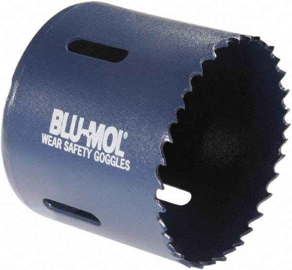 Disston - 55mm Diam, 1-7/8" Cutting Depth, Hole Saw - Bi-Metal Saw, Toothed Edge - First Tool & Supply