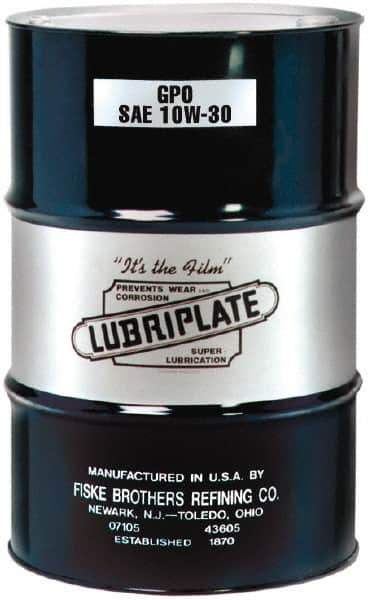 Lubriplate - 55 Gal Gasoline & Diesel Engine Oil - Grade 10W-30 - First Tool & Supply