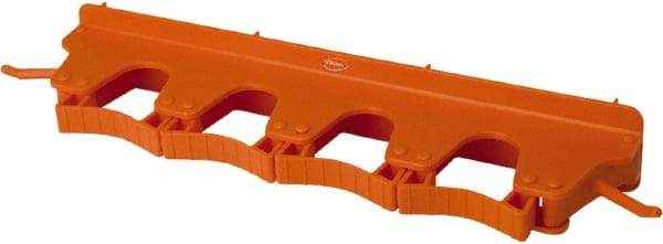 Vikan - 22 Lb Capacity, 3-5/32" Projection, Polypropylene/Rubber Wall Strip Organizer - 15-1/2" OAL - First Tool & Supply