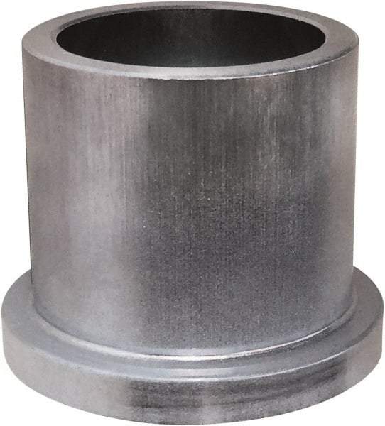 Bunting Bearing - 1-1/4" Inside x 1-1/2" Outside Diam, Powdered Metal Flanged Bearing - 1-3/4" Flange Outside Diam, 3/16" Flange Thickness, 1" OAL - First Tool & Supply