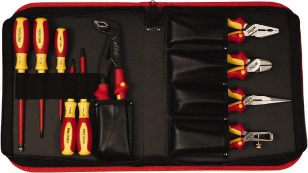 Wiha - 10 Piece Insulated Pliers Hand Tool Set - Comes in Box - First Tool & Supply