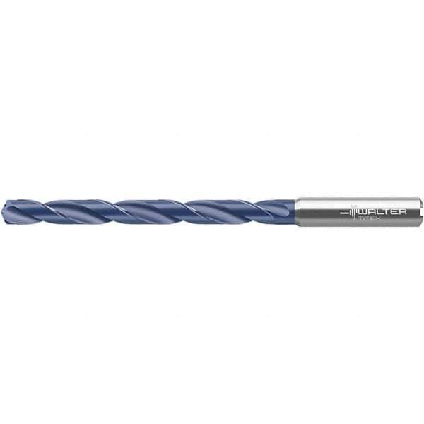 Walter-Titex - 4.1mm 140° Solid Carbide Jobber Drill - TiNAl Finish, Right Hand Cut, 85mm OAL - First Tool & Supply