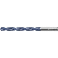 Walter-Titex - 10.4mm 140° Solid Carbide Jobber Drill - TiNAl Finish, Right Hand Cut, 163mm OAL - First Tool & Supply