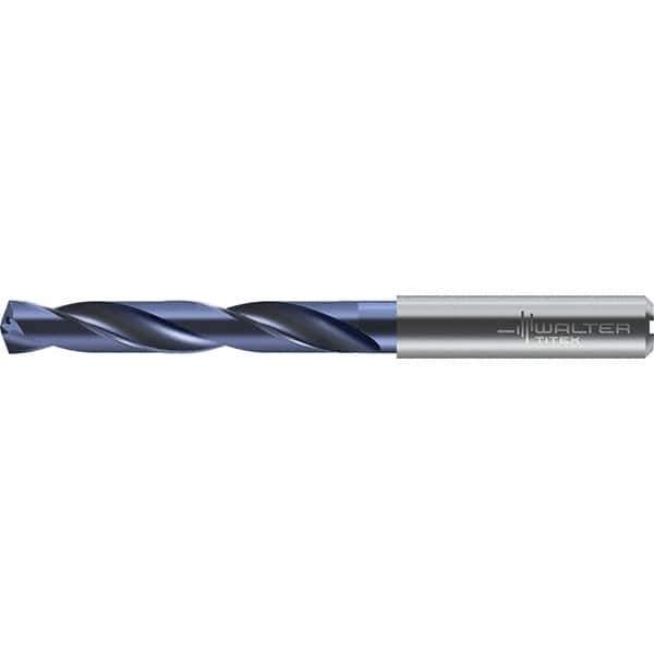 Walter-Titex - 17.2mm 140° Solid Carbide Jobber Drill - TiNAl Finish, Right Hand Cut, 143mm OAL - First Tool & Supply