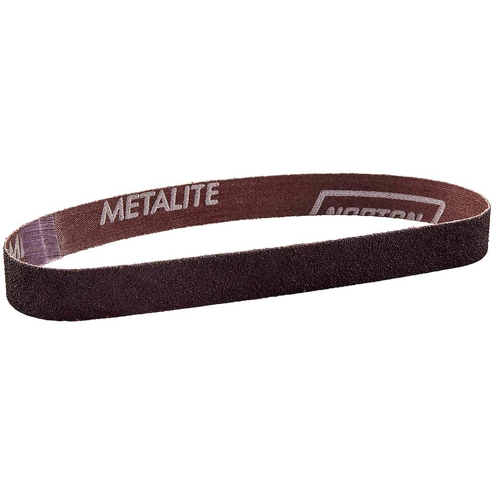 Norton - 1" Wide x 30" OAL, 60 Grit, Aluminum Oxide Abrasive Belt - First Tool & Supply