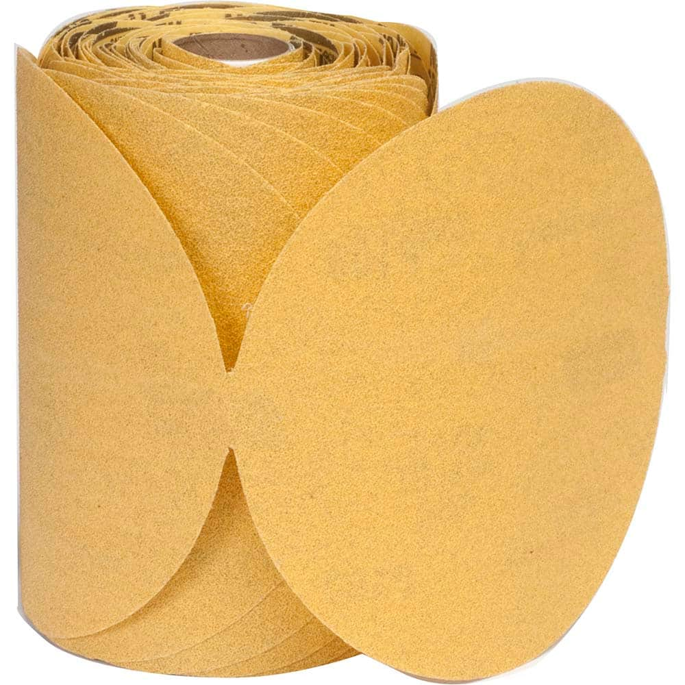 Norton - 5" Diam, 100 Grit Aluminum Oxide Adhesive PSA Disc - First Tool & Supply