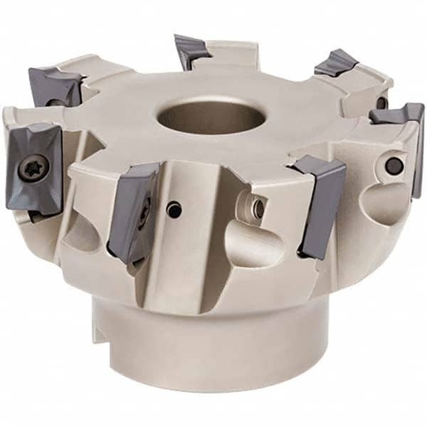 Tungaloy - 4" Cut Diam, 1-1/2" Arbor Hole Diam, Indexable Square-Shoulder Face Mill - First Tool & Supply