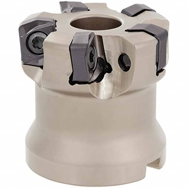 Tungaloy - 3" Cut Diam, 1" Arbor Hole, Indexable High-Feed Face Mill - First Tool & Supply