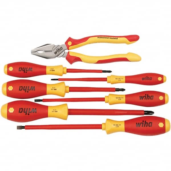 Wiha - 7 Piece Insulated Hand Tool Set - First Tool & Supply