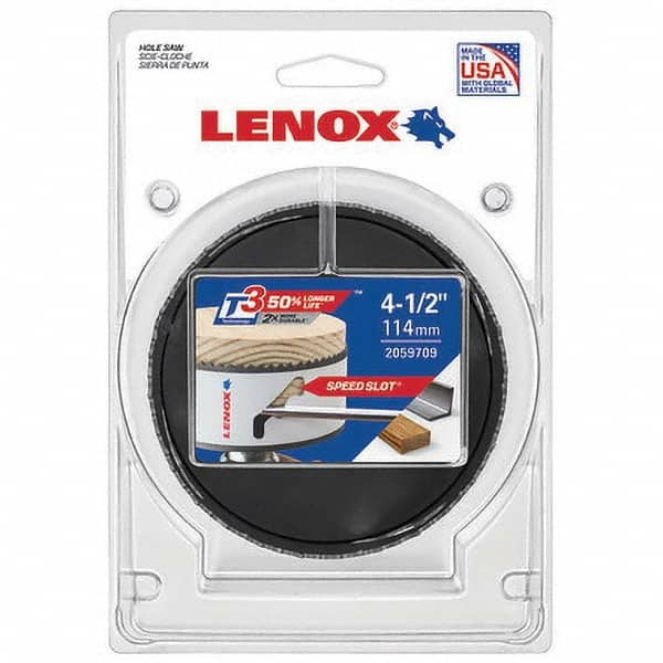 Lenox - Hole Saws Saw Diameter (mm): 1.50 Saw Diameter (Inch): 4-1/4 - Exact Industrial Supply